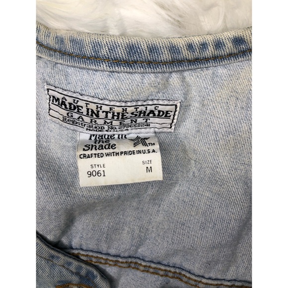 Vintage Made In The Shade Jean Vest - Picture 3 of 5